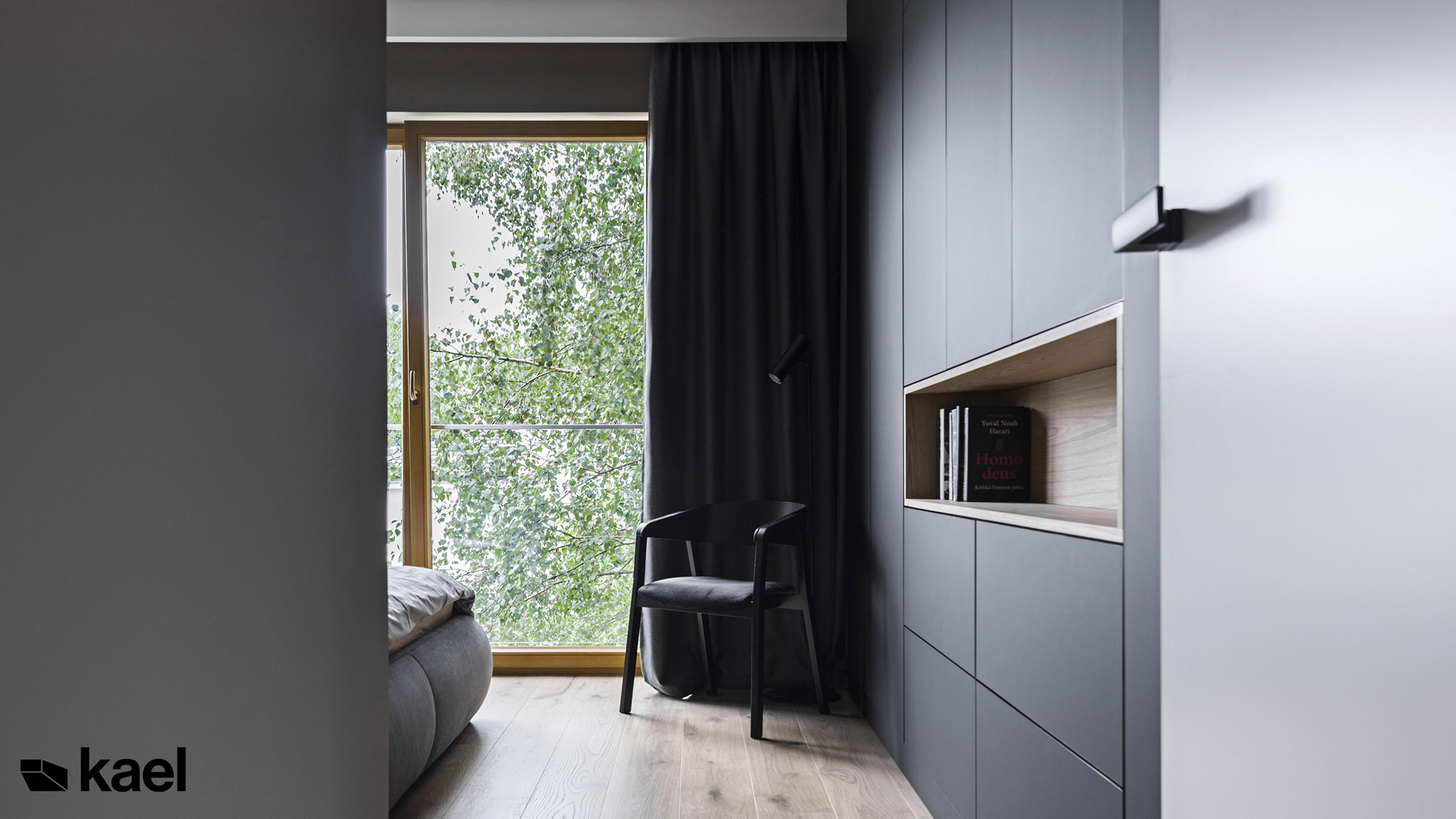 Ostródzka - sypialnia korytarz