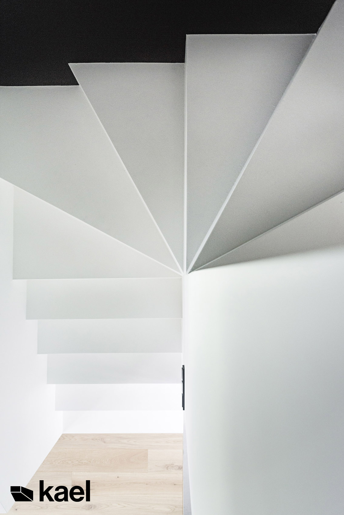 Schody w projekcie Ostródzka Kael